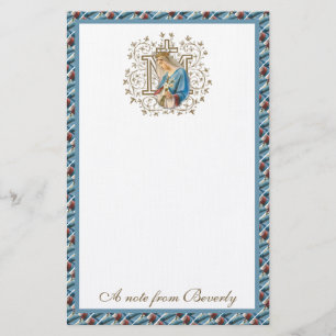 Papeterie Sainte Vierge Marie Croix Religieuse Stati