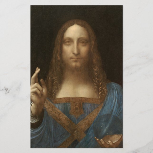 Papeterie Salvator Mundi (Sauveur du Monde) (da Vinci) (Devant)