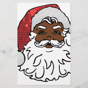Papeterie santa claus noir
