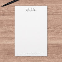 Script moderne tendance minimaliste personnalisé