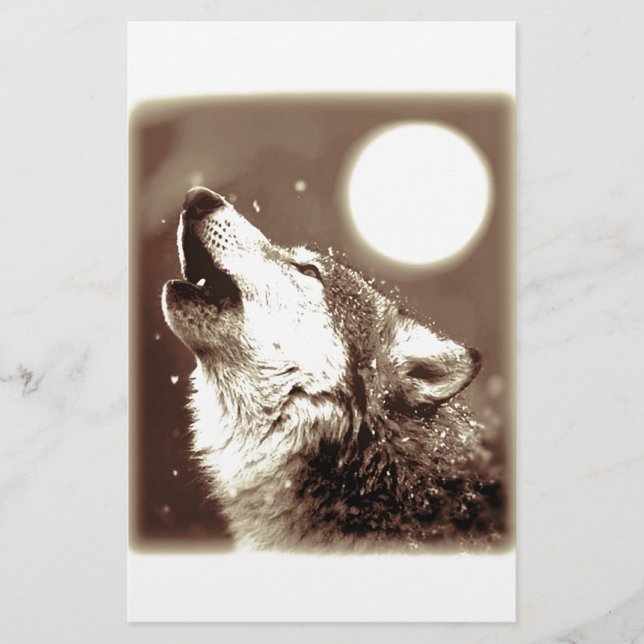 Papeterie Sepia Wolf & Moon (Devant)