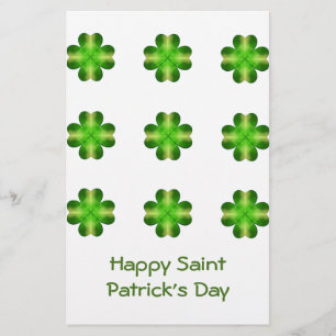 Papeterie Shamrock de la Saint-Patrick