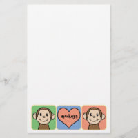 Singes mignons de clipart (images graphiques) de
