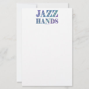 Papeterie SlipperyJoe's comédie musicale Broadway Jazz Hands