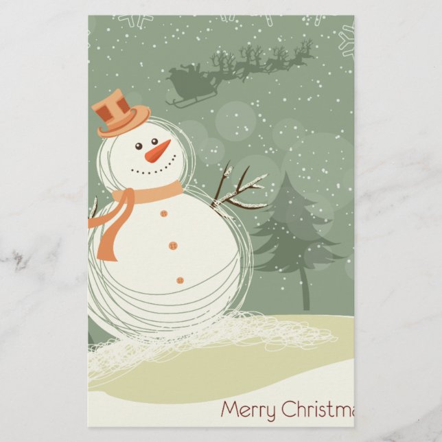 Papeterie Snowman (Devant)