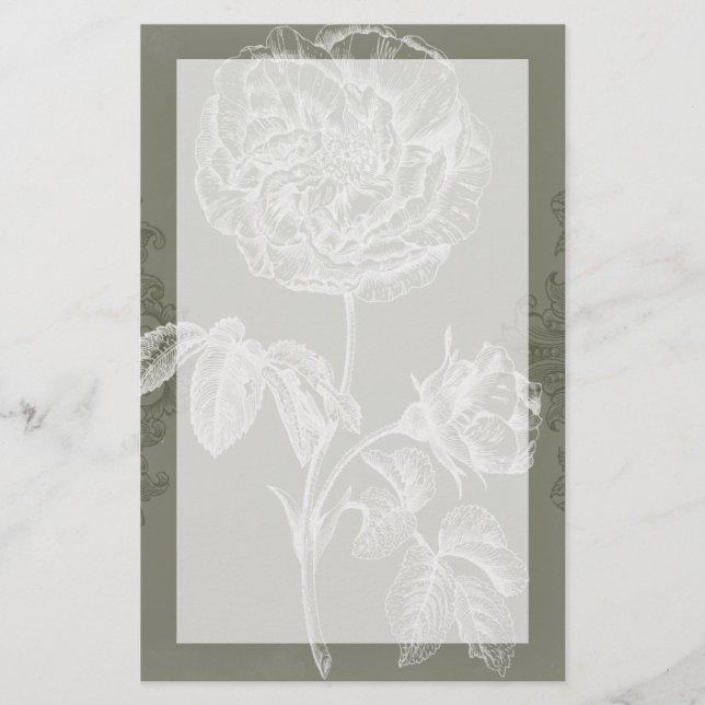 Papeterie Soulagement floral I (Devant)