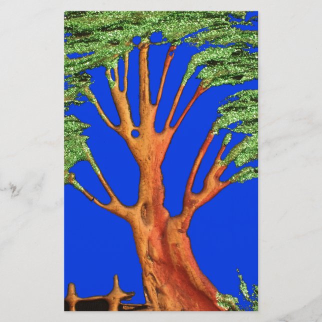 Papeterie Sous le ciel bleu : La collection d'arbres Acacia (Devant)