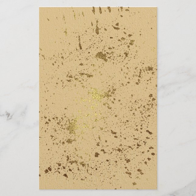 Papeterie Splash or (Devant)