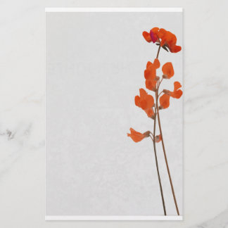 Papeterie Statiery red flowers
