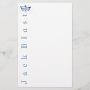Papeterie Stationery de style Amérique en bleu/blanc