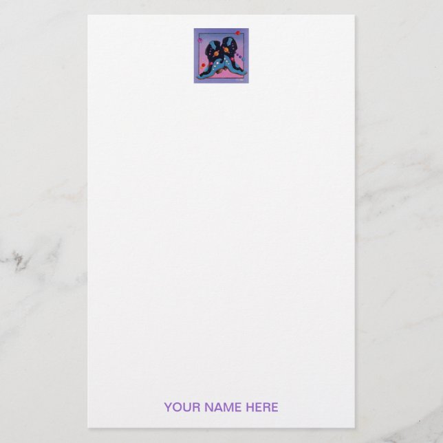 Papeterie Stationnaire - Bottes Cowboy De Minuit (Devant)