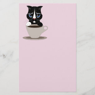 PAPETERIE STATIONNAIRE DE CAFÉ CAT
