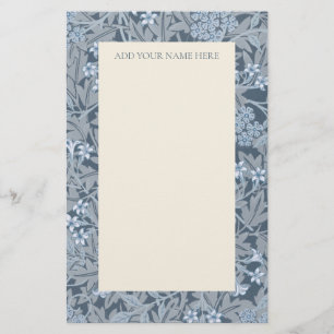 PAPETERIE STATIONNAIRE MOTIF WILLIAM MORRIS "JASMINE"