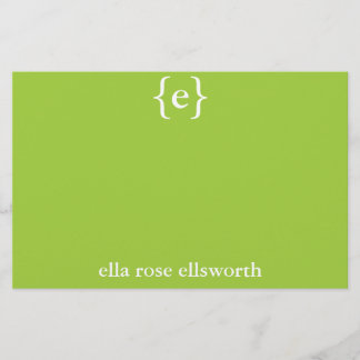 Papeterie Stationniste simple et personnalisée