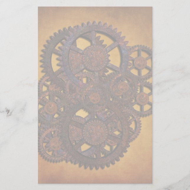 Papeterie Steampunk Rusty (Devant)