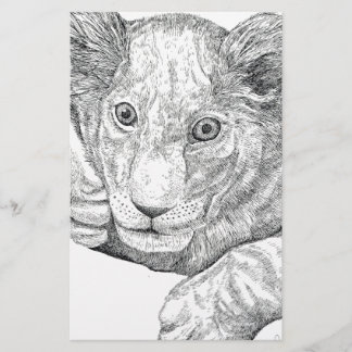 Papeterie Stylo Lion Cub et encre
