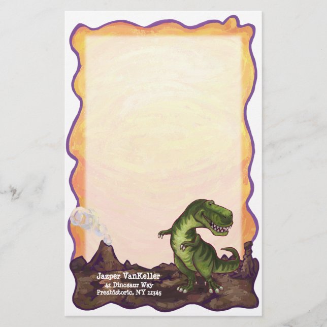 Papeterie Substance d'écriture de Rex de Tyrannosaurus (Devant)