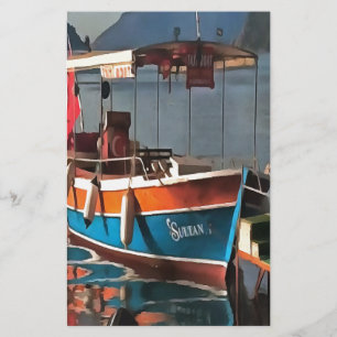 Papeterie Sultan Taxi Bateau Marmaris Art Nautique