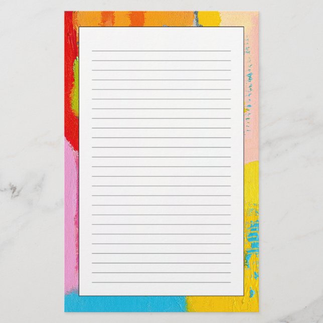 Papeterie Tableau Abstrait fantastique de Kris Taylor (Devant)