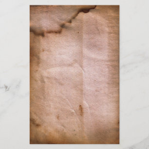 Papeterie tachée d'eau foncée