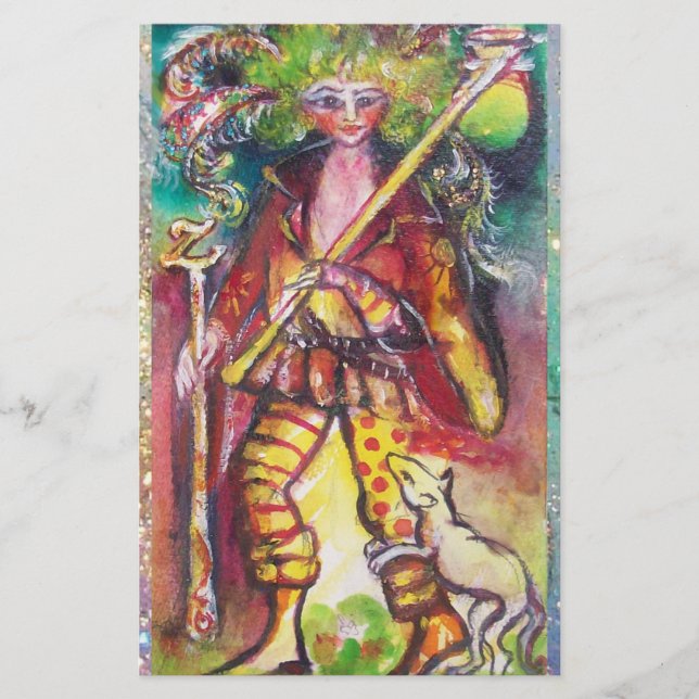 PAPETERIE TAROTES DES OMBRES PERDUES /LE FOOL (Devant)