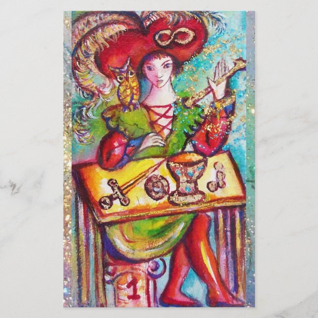 PAPETERIE TAROTS DES OMBRES PERDUES / LE MAGICIEN (Devant)