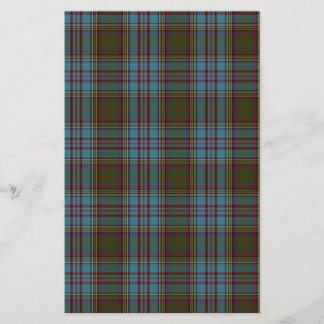 Papeterie Tartan de famille de clan d'Anderson