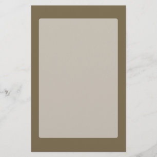 Papeterie Taupe Coffee Color Decor Customizable