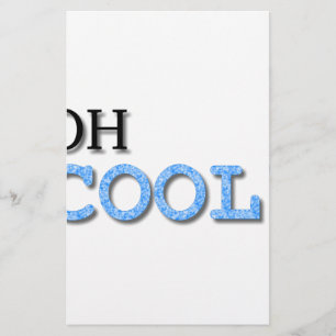 Papeterie Texte Cool