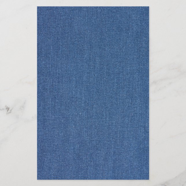 Papeterie Textile fabric bleu fashion jean denim (Devant)