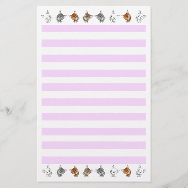 Papeterie The letter paper of the cats (Devant)