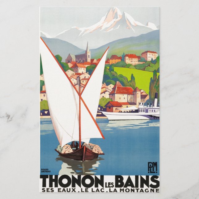 Papeterie Thonon Les Bains Voyage Français Europe (Devant)