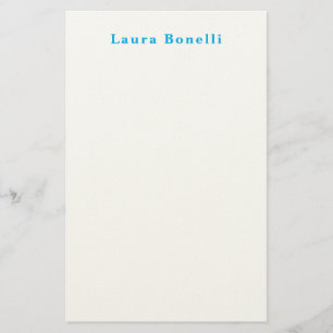 Papeterie Titre de nom simple Moderne Minimaliste Profession