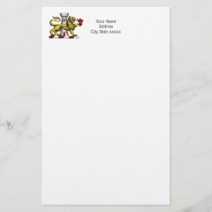 Papeterie Tour Lion Fleur de Lis Crest Emblem C