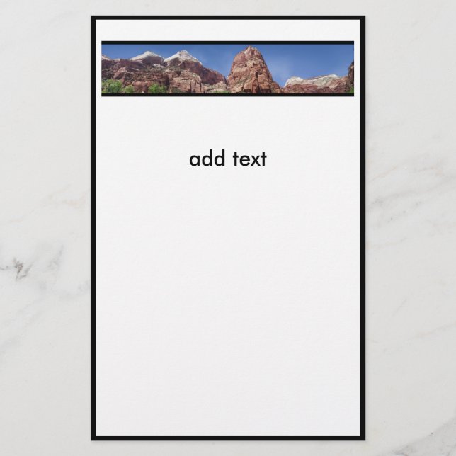 Papeterie Tours de la Vierge Panoramique (Devant)