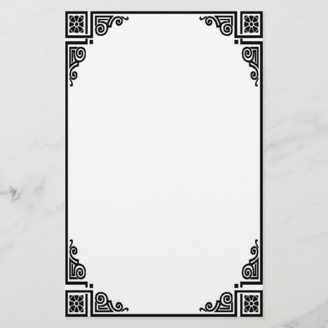 Papeterie Trellis victorien stationnaire (Devant)