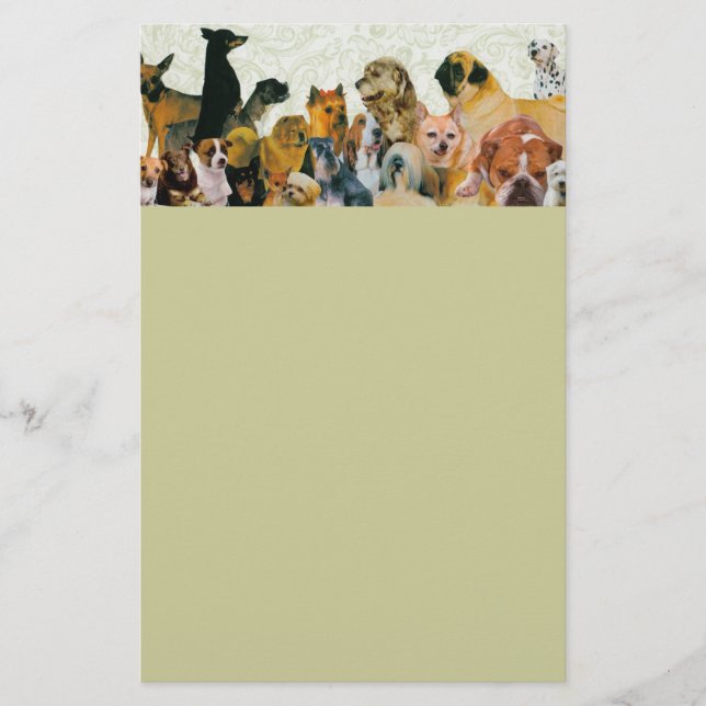 Papeterie Un bon nombre d'en-tête de lettre de collage de (Devant)