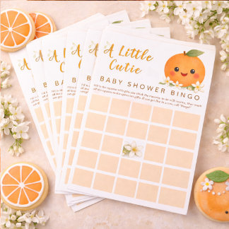 Papeterie Un petit amour - Jeu de Bingo pour Baby Shower