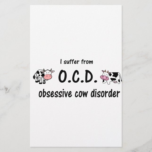 Papeterie Vache OCD (Devant)