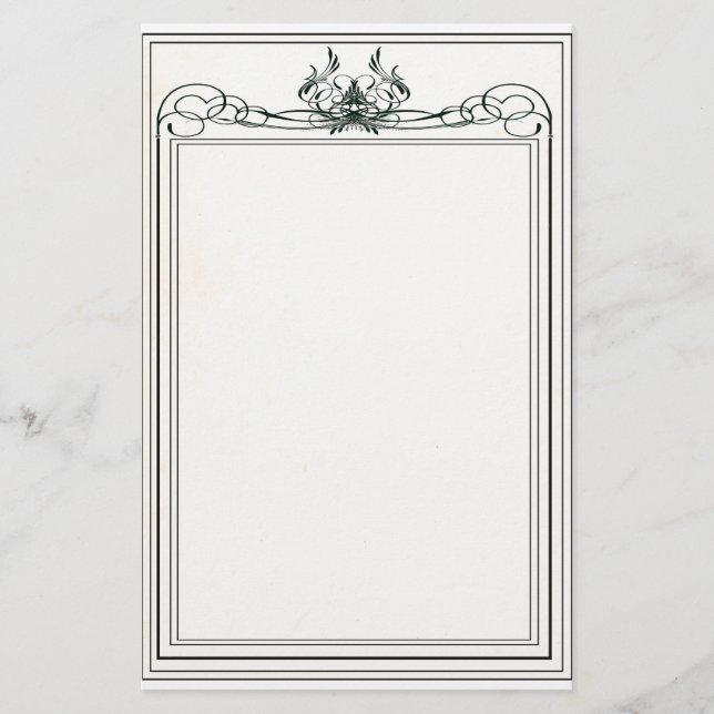 Papeterie victorienne de fantaisie 2 (Devant)