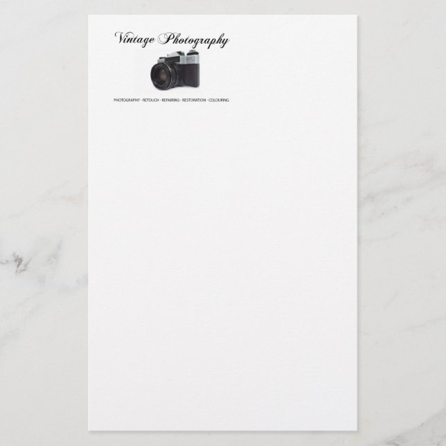 Papeterie Vieux appareil (Devant)