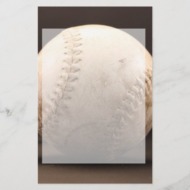 Papeterie Vieux baseball (Devant)