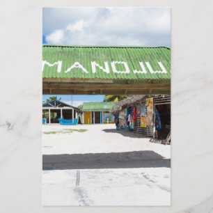 Papeterie Village de Mano Juan à Saona en République Dominic