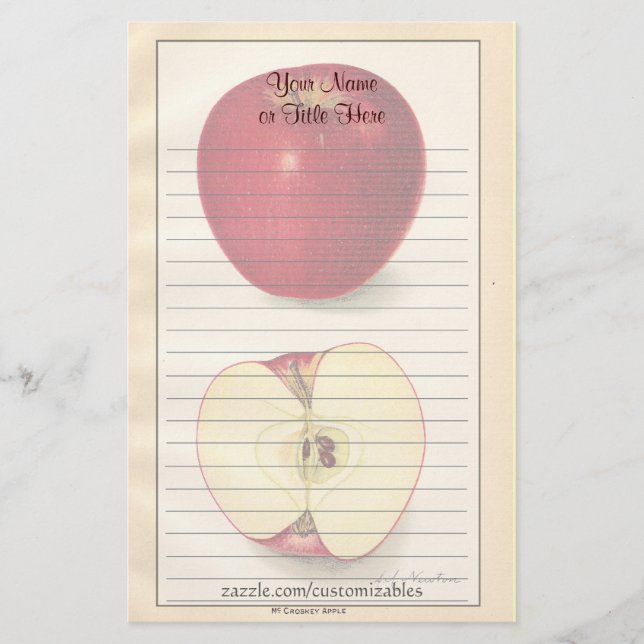 Papeterie vintage d'Apple (Devant)