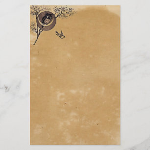 Papeterie vintage de hibou