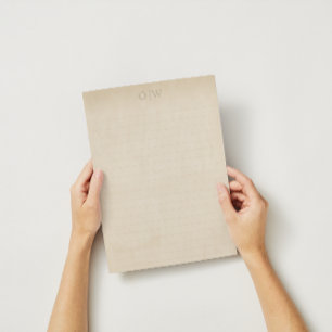 Papeterie Vintage Élégant Premier Linage Vieux Papier