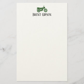 Papeterie Vintage Motorcycle Sketch  Stationary 