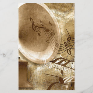 Papeterie Vintage music