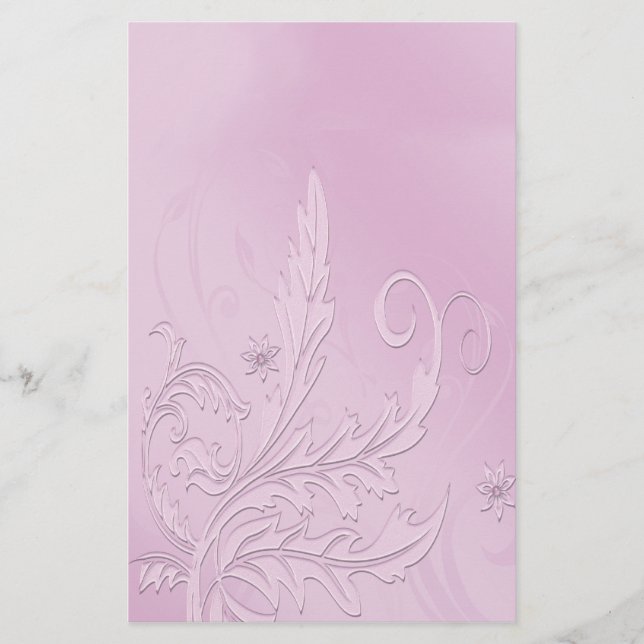 Papeterie Vintage Purple Passion Florale (Devant)