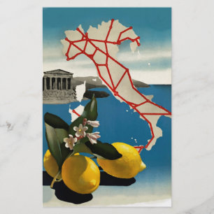 Papeterie Voyage en Italie vintage